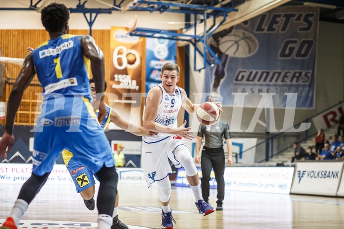 Basketball, Admiral Basketball Superliga 2019/20, Grunddurchgang 6.Runde, Oberwart Gunners, St. Pölten, Edi Patekar (9)