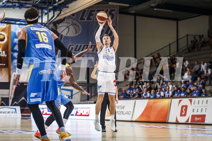 Basketball, Admiral Basketball Superliga 2019/20, Grunddurchgang 6.Runde, Oberwart Gunners, St. Pölten, Saimon Sutt (11)