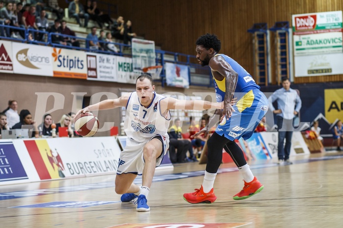Basketball, Admiral Basketball Superliga 2019/20, Grunddurchgang 6.Runde, Oberwart Gunners, St. Pölten, Sebastian Käferle (7)