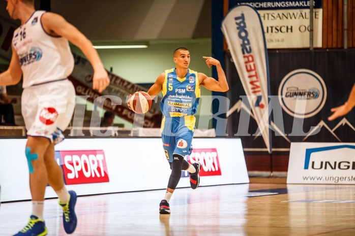 Basketball, Admiral Basketball Superliga 2019/20, Grunddurchgang 6.Runde, Oberwart Gunners, St. Pölten, Philip Jalalpoor (5)