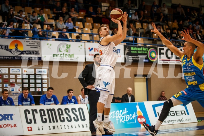 Basketball, Admiral Basketball Superliga 2019/20, Grunddurchgang 6.Runde, Oberwart Gunners, St. Pölten, Georg Wolf (10)