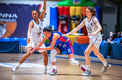 Basketball Basketball Damen Superliga 2021/22, Grunddurchgang 12.Runde Vienna D.C. Timberwolves vs. UBSC-DBBC Graz
