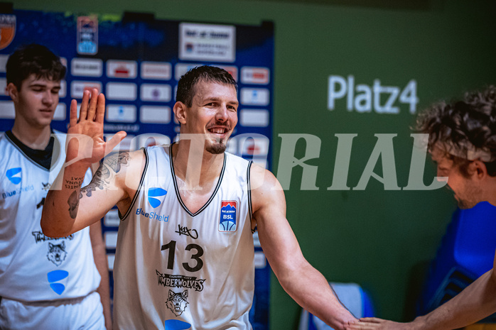 Basketball Basketball Superliga 2021/22, Grunddurchgang 18.Runde Vienna D.C. Timberwolves vs. UBSC Graz