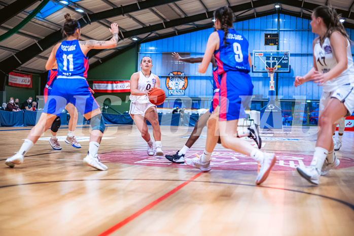 Basketball Basketball Damen Superliga 2021/22, Grunddurchgang 12.Runde Vienna D.C. Timberwolves vs. UBSC-DBBC Graz
