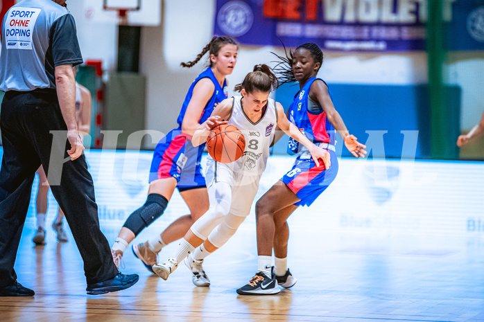 Basketball Basketball Damen Superliga 2021/22, Grunddurchgang 12.Runde Vienna D.C. Timberwolves vs. UBSC-DBBC Graz
