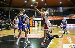 Basketball Superliga 2021/22, Grunddurchgang 18.Runde BC Vienna vs. Gmunden Swans


