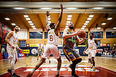 Basketball, bet-at-home Basketball Superliga 2021/22, Grunddurchgang18.Runde, Traiskirchen Lions, Klosterneuburg Dukes, Christoph Jakubowski (12)