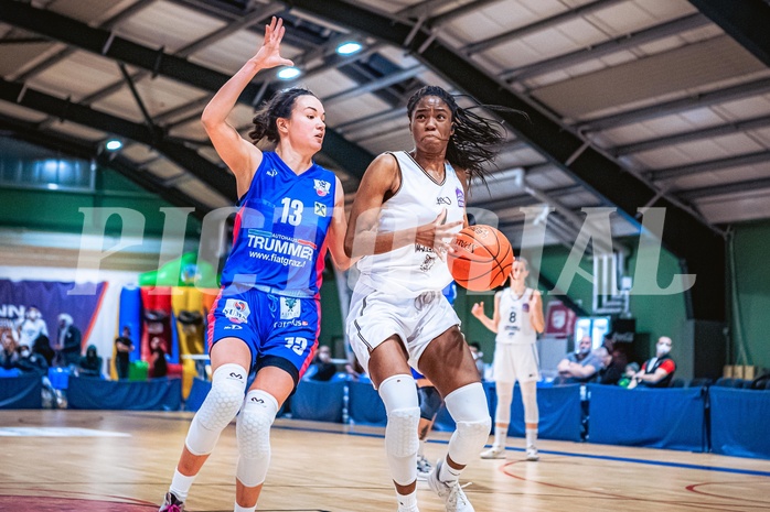 Basketball Basketball Damen Superliga 2021/22, Grunddurchgang 12.Runde Vienna D.C. Timberwolves vs. UBSC-DBBC Graz
