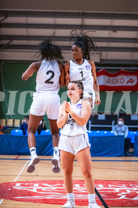 Basketball Basketball Damen Superliga 2021/22, Grunddurchgang 12.Runde Vienna D.C. Timberwolves vs. UBSC-DBBC Graz
