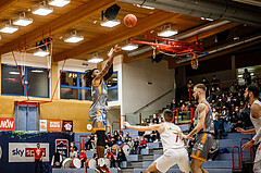 Basketball, bet-at-home Basketball Superliga 2021/22, Grunddurchgang18.Runde, Traiskirchen Lions, Klosterneuburg Dukes, James Murray-Boyles (30)
