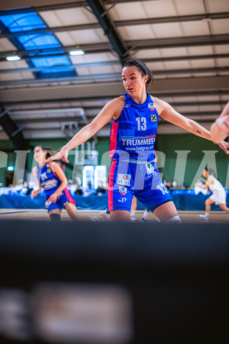 Basketball Basketball Damen Superliga 2021/22, Grunddurchgang 12.Runde Vienna D.C. Timberwolves vs. UBSC-DBBC Graz
