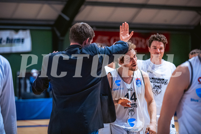 Basketball Basketball Superliga 2021/22, Grunddurchgang 18.Runde Vienna D.C. Timberwolves vs. UBSC Graz
