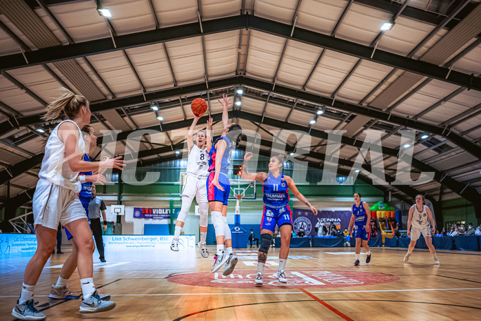 Basketball Basketball Damen Superliga 2021/22, Grunddurchgang 12.Runde Vienna D.C. Timberwolves vs. UBSC-DBBC Graz
