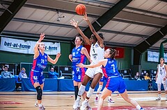Basketball Basketball Damen Superliga 2021/22, Grunddurchgang 12.Runde Vienna D.C. Timberwolves vs. UBSC-DBBC Graz

