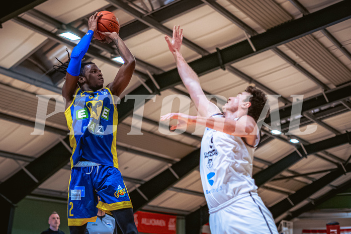 Basketball Basketball Superliga 2021/22, Grunddurchgang 18.Runde Vienna D.C. Timberwolves vs. UBSC Graz