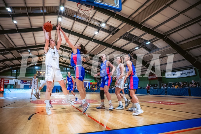 Basketball Basketball Damen Superliga 2021/22, Grunddurchgang 12.Runde Vienna D.C. Timberwolves vs. UBSC-DBBC Graz

