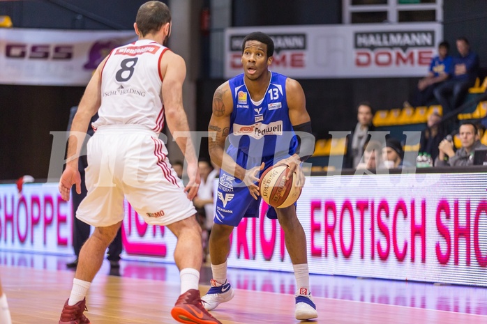 Basketball, ABL 2016/17, Grunddurchgang 18.Runde, BC Vienna, Oberwart Gunners, Andell Cumberbatch (13)