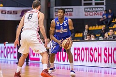 Basketball, ABL 2016/17, Grunddurchgang 18.Runde, BC Vienna, Oberwart Gunners, Andell Cumberbatch (13)