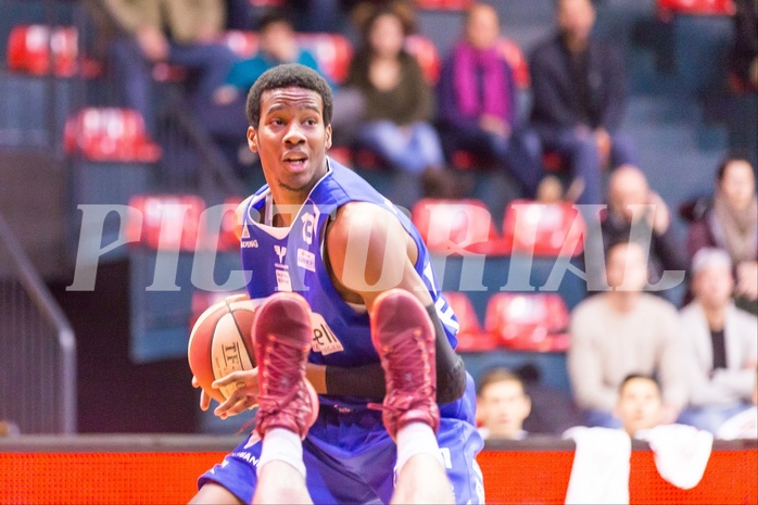 Basketball, ABL 2016/17, Grunddurchgang 18.Runde, BC Vienna, Oberwart Gunners, Andell Cumberbatch (13)
