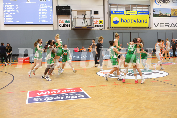 Basketball Damen Superliga 2023/24, Playoff, Semifinale Spiel 1 BK Duchess Klosterneuburg vs. UBI Graz


