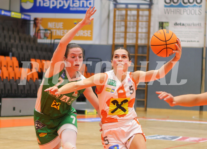 Basketball Damen Superliga 2023/24, Playoff, Semifinale Spiel 1 BK Duchess Klosterneuburg vs. UBI Graz


