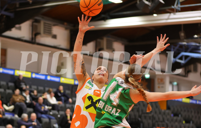 Basketball Damen Superliga 2023/24, Playoff, Semifinale Spiel 1 BK Duchess Klosterneuburg vs. UBI Graz


