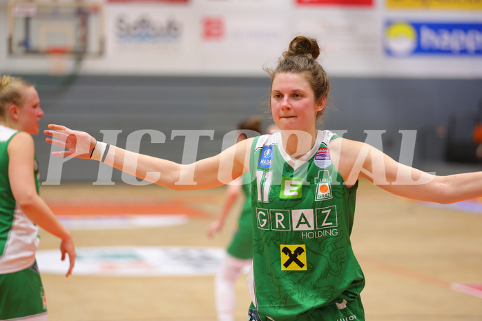 Basketball Damen Superliga 2023/24, Playoff, Semifinale Spiel 1 BK Duchess Klosterneuburg vs. UBI Graz


