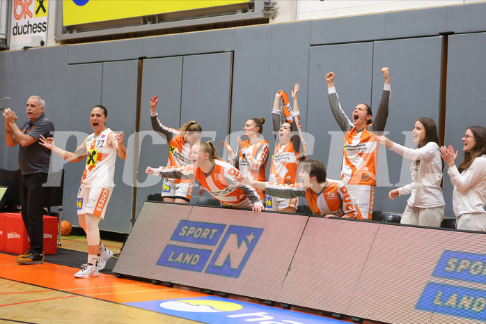 Basketball Damen Superliga 2023/24, Playoff, Semifinale Spiel 1 BK Duchess Klosterneuburg vs. UBI Graz


