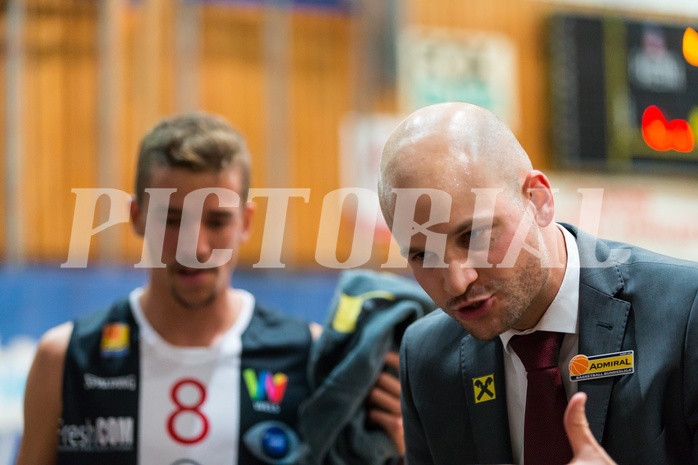Basketball, ABL 2017/18, Grunddurchgang 3.Runde, Oberwart Gunners, Flyers Wels, Sebastian Waser (Headcoach)