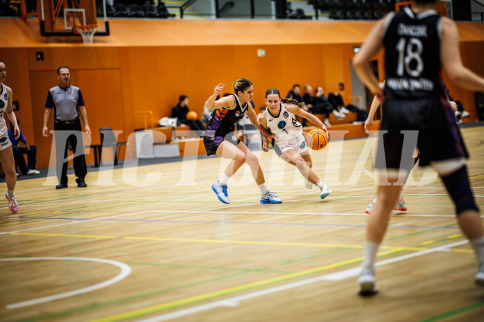 Basketball, Win2Day Basketball Damen Superliga 2024/25, Grunddurchgang 11.Runde, Vienna Timberwolves, Vienna United, Elisa Khamis (1)