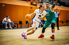 Basketball, Basketball Zweite Liga 2024/25, Grunddurchgang 14.Runde, Vienna Timberwolves, KOS Celovec, Ivor Kuresevic (44), Nikolas Susa (23)