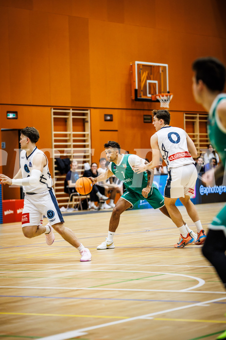 Basketball, Basketball Zweite Liga 2024/25, Grunddurchgang 14.Runde, Vienna Timberwolves, KOS Celovec, Mauro Gerszke (7)