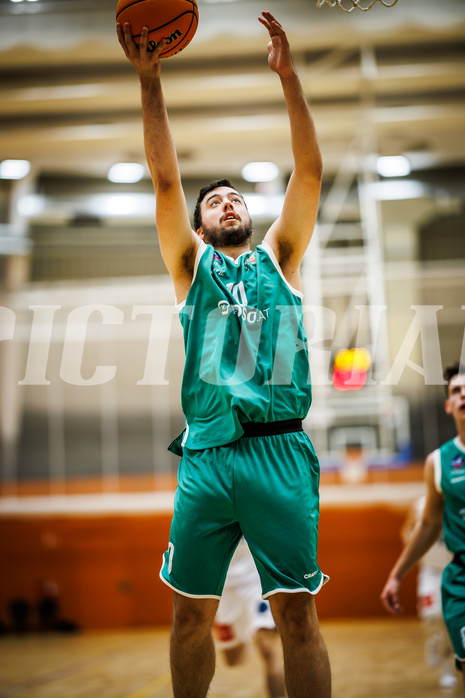 Basketball, Basketball Zweite Liga 2024/25, Grunddurchgang 14.Runde, Vienna Timberwolves, KOS Celovec, Samuel Seher (4)