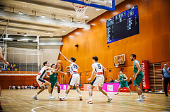 Basketball, Basketball Zweite Liga 2024/25, Grunddurchgang 14.Runde, Vienna Timberwolves, KOS Celovec, Mauro Gerszke (7)