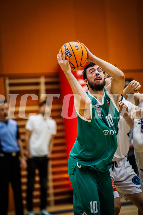 Basketball, Basketball Zweite Liga 2024/25, Grunddurchgang 14.Runde, Vienna Timberwolves, KOS Celovec, Veljko Dena (10)