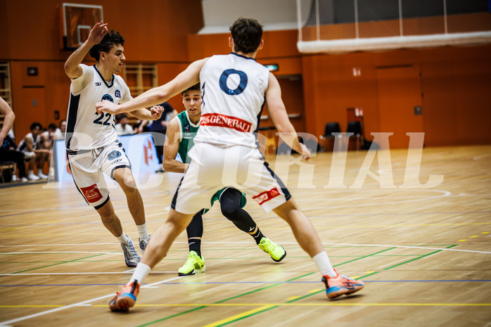 Basketball, Basketball Zweite Liga 2024/25, Grunddurchgang 14.Runde, Vienna Timberwolves, KOS Celovec, Simon Siencnik (1)