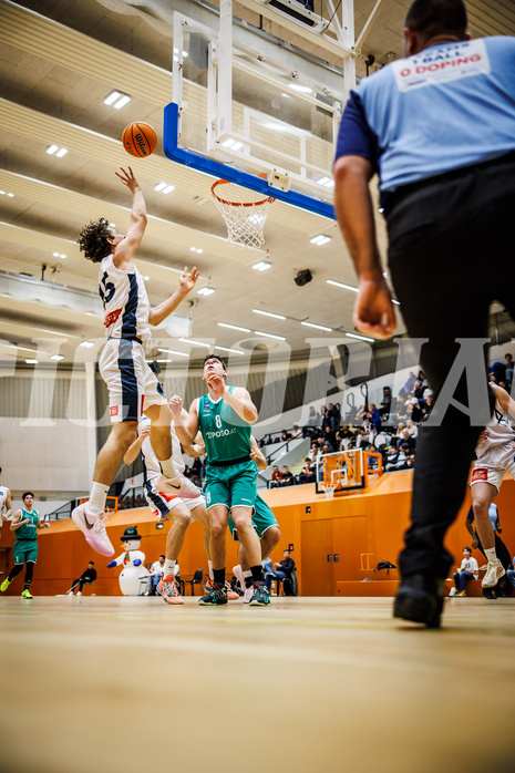 Basketball, Basketball Zweite Liga 2024/25, Grunddurchgang 14.Runde, Vienna Timberwolves, KOS Celovec, Corneluis Stubenvoll (15)