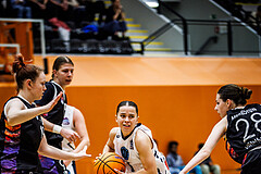 Basketball, Win2Day Basketball Damen Superliga 2024/25, Grunddurchgang 11.Runde, Vienna Timberwolves, Vienna United, Elisa Khamis (1)