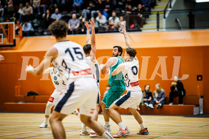 Basketball, Basketball Zweite Liga 2024/25, Grunddurchgang 14.Runde, Vienna Timberwolves, KOS Celovec, Veljko Dena (10)