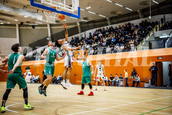 Basketball, Basketball Zweite Liga 2024/25, Grunddurchgang 14.Runde, Vienna Timberwolves, KOS Celovec, Dean-Leon Cantor (19)