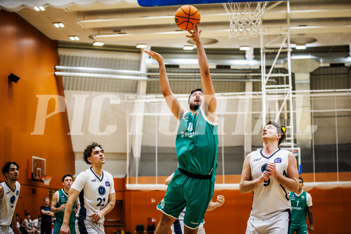 Basketball, Basketball Zweite Liga 2024/25, Grunddurchgang 14.Runde, Vienna Timberwolves, KOS Celovec, Veljko Dena (10)