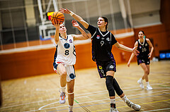 Basketball, Win2Day Basketball Damen Superliga 2024/25, Grunddurchgang 11.Runde, Vienna Timberwolves, Vienna United, Aleksandra Novakovic (8)