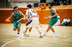 Basketball, Basketball Zweite Liga 2024/25, Grunddurchgang 14.Runde, Vienna Timberwolves, KOS Celovec, Niklas Michel (3)