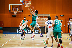Basketball, Basketball Zweite Liga 2024/25, Grunddurchgang 14.Runde, Vienna Timberwolves, KOS Celovec, Niklas Michel (3)