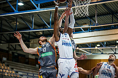 Basketball, bet-at-home Basketball Superliga 2020/21, Grunddurchgang 8. Runde, Oberwart Gunners, Klosterneuburg Dukes, Nigel Pruitt (11)