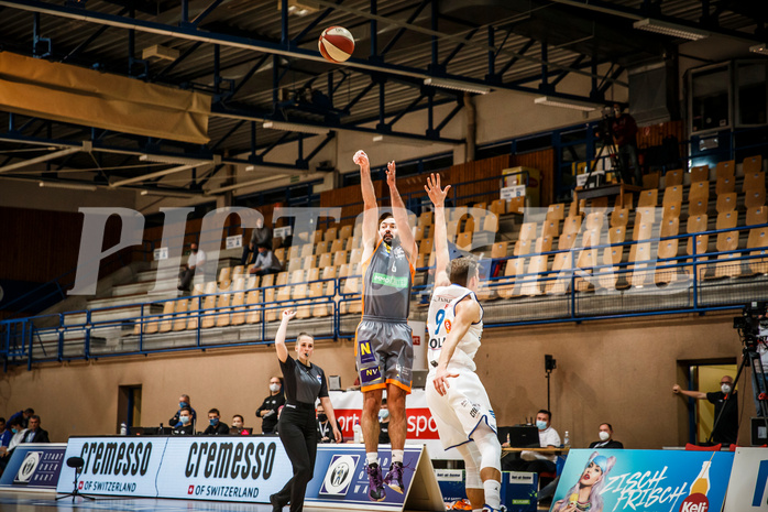 Basketball, bet-at-home Basketball Superliga 2020/21, Grunddurchgang, 8. Runde, Oberwart Gunners, Klosterneuburg Dukes, Predrag Miletic (8)