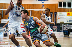 Basketball, bet-at-home Basketball Superliga 2020/21, Grunddurchgang 8. Runde, Oberwart Gunners, Klosterneuburg Dukes, Valentin Bauer (14)