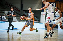 Basketball, bet-at-home Basketball Superliga 2020/21, Grunddurchgang 8. Runde, Oberwart Gunners, Klosterneuburg Dukes, Valentin Bauer (14)