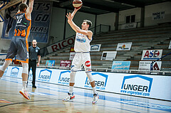 Basketball, bet-at-home Basketball Superliga 2020/21, Grunddurchgang 8. Runde, Oberwart Gunners, Klosterneuburg Dukes, Edi Patekar (9)