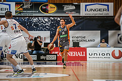 Basketball, bet-at-home Basketball Superliga 2020/21, Grunddurchgang 8. Runde, Oberwart Gunners, Klosterneuburg Dukes, Valentin Bauer (14)